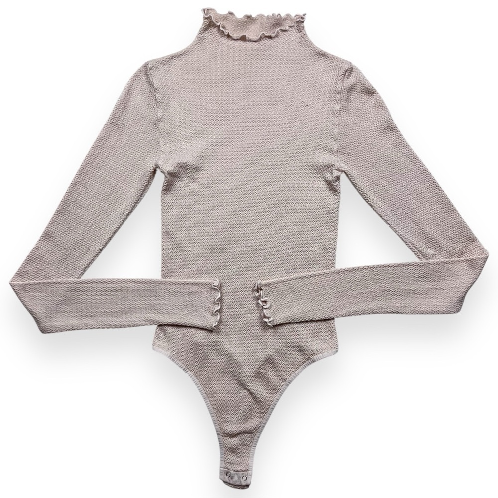 Intimately Free People Long Sleeve Mock Neck Bodysuit